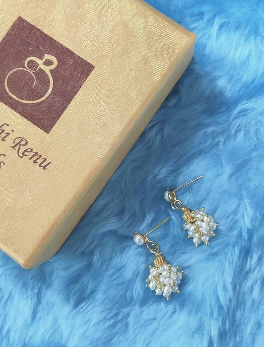 Pearl Ball Drop Earring