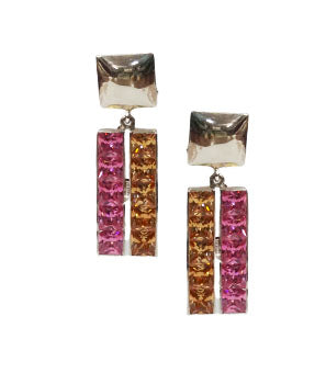 Pink Citrine Dangler