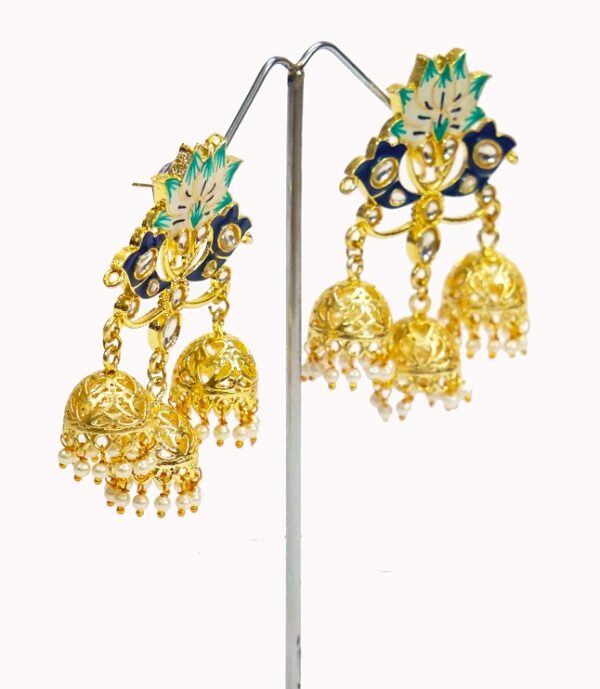 Alankar Blue Earrings