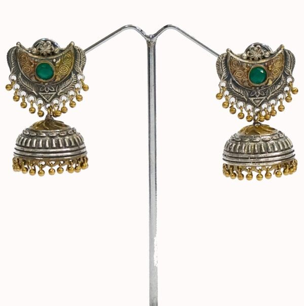 Alankar Chand Suraj Green Jhumki