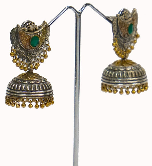 Alankar Chand Suraj Green Jhumki
