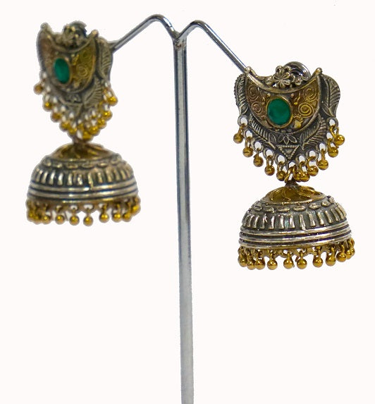 Alankar Chand Suraj Green Jhumki
