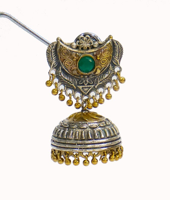 Alankar Chand Suraj Green Jhumki