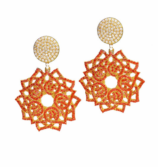 Flower Top Earings
