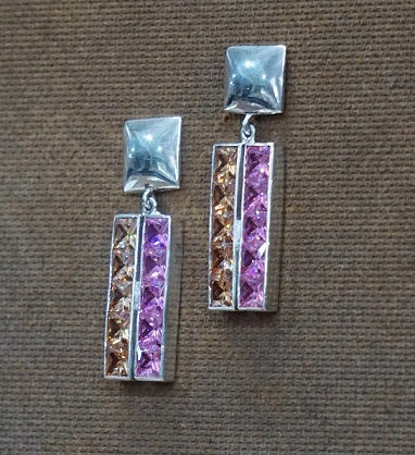 Pink Citrine Dangler