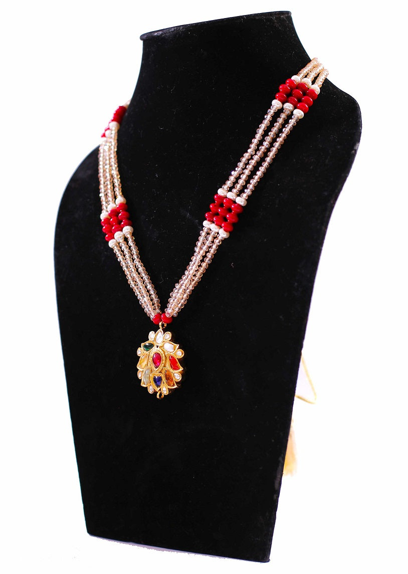Navratna Citrine Necklace