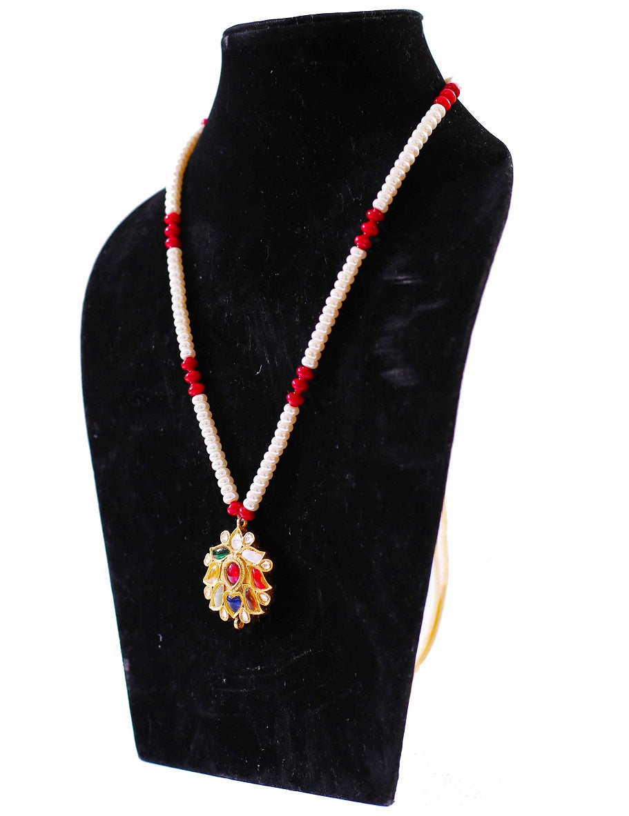 Navratna Pearl Necklace