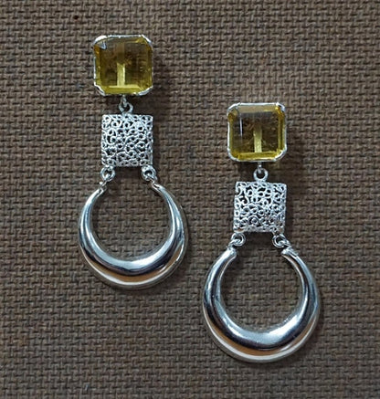 Citrine Chand Dangler