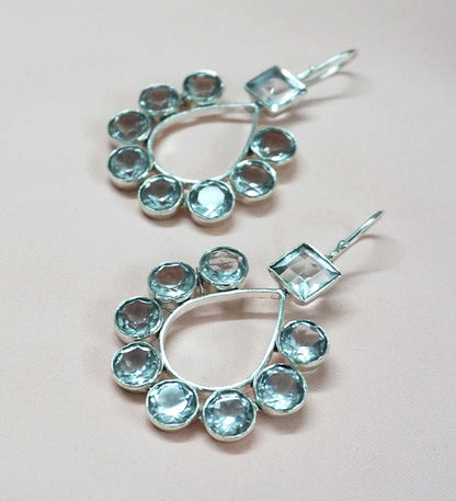Pear Mixed Drop Earrings