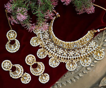 Alankar Bridal White Set