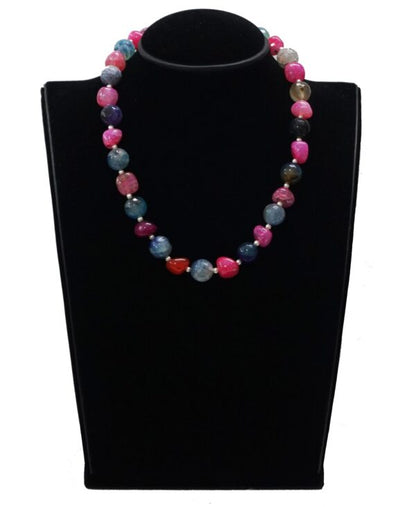 Mixed Pink Beads Necklace