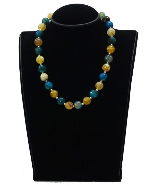 Mixed Yellow Beads Necklace