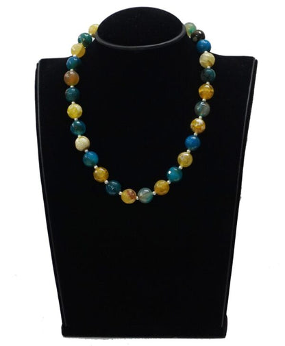 Mixed Yellow Beads Necklace
