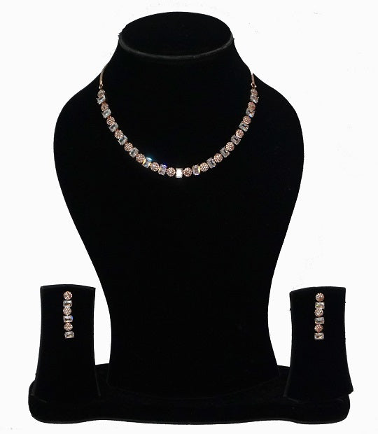 Alankar CZ Necklace Set