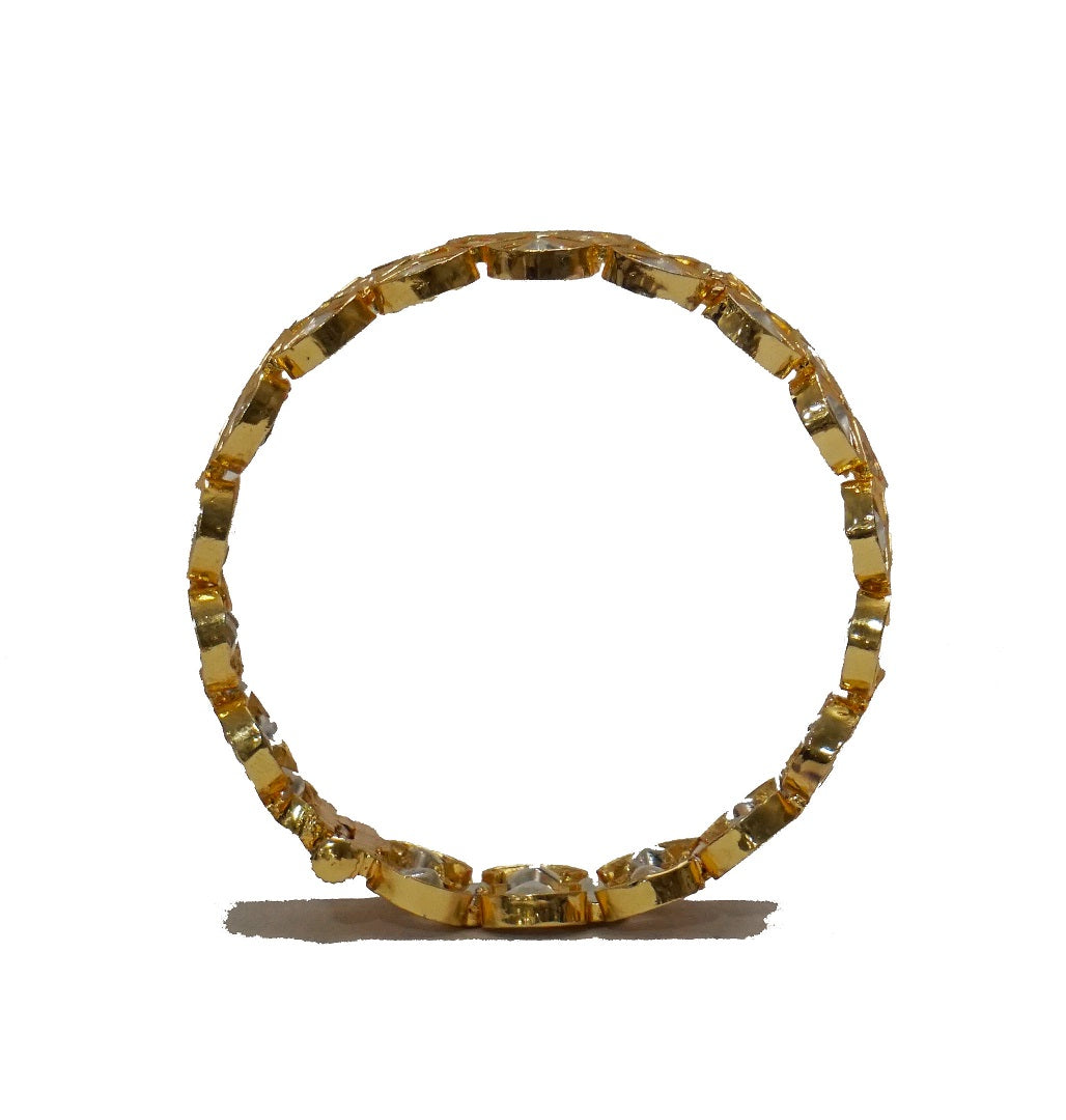 Alankar White Bangles