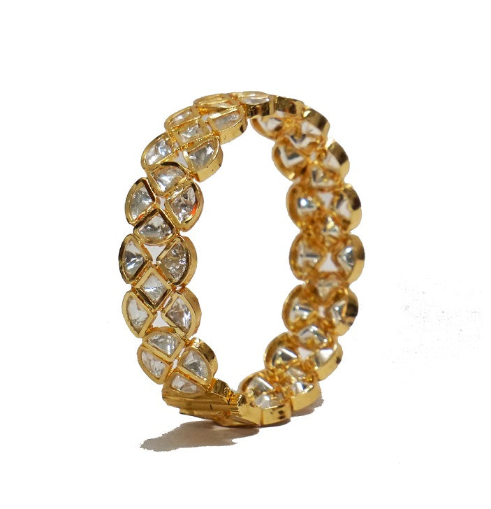 Alankar White Bangles