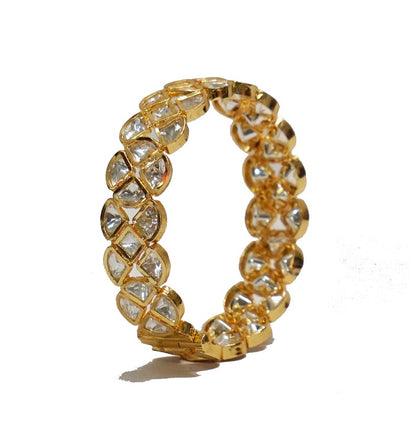 Alankar White Bangles