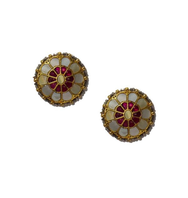 Alankar Mother Of Pearl Studs