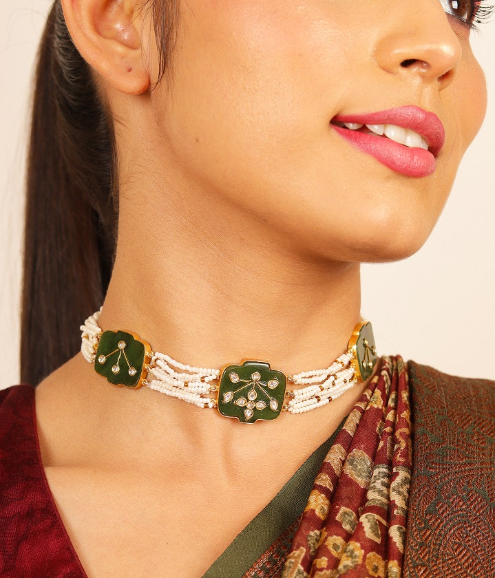 Jade Inlay Chokar