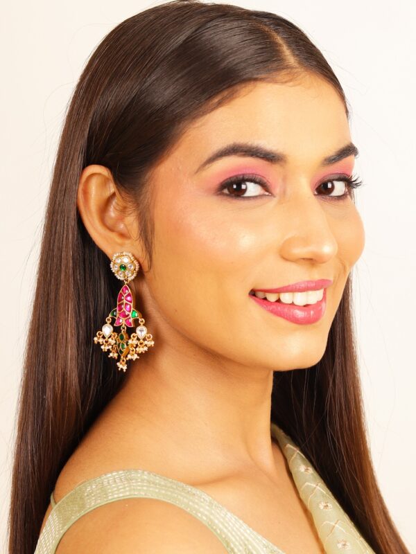 Pink Pachi Fish earring