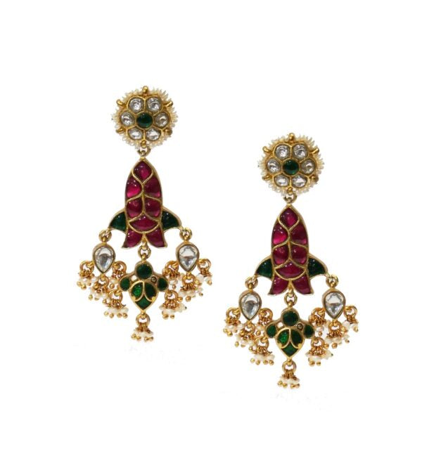 Pink Pachi Fish earring