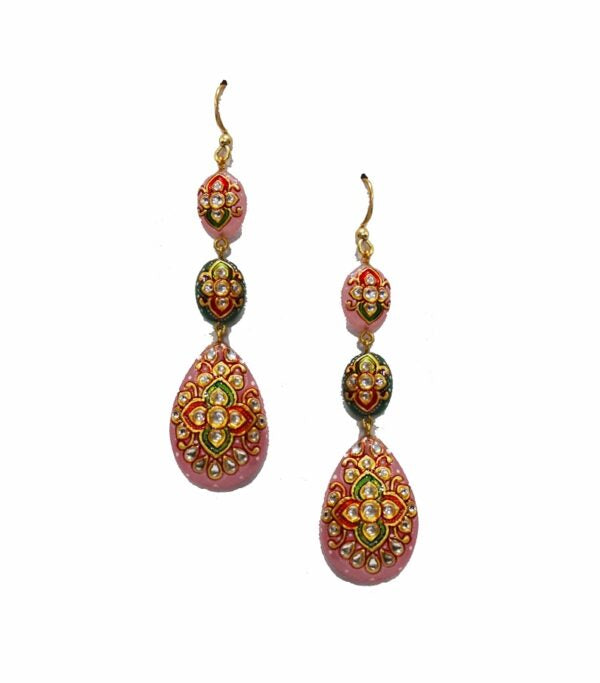 Pink and Green Dangler