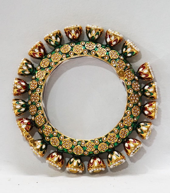 Alankar Green Meenakari Kada Set