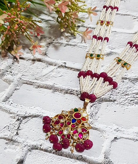 Gehna Navratna Necklace
