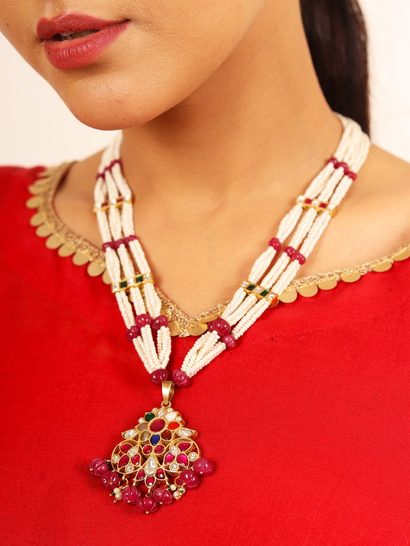 Gehna Navratna Necklace