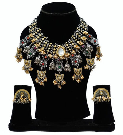 Alankar Tribal Princess White Necklace Set