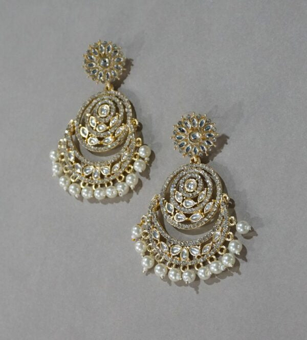 Alankar Kundan Chandbali Earring