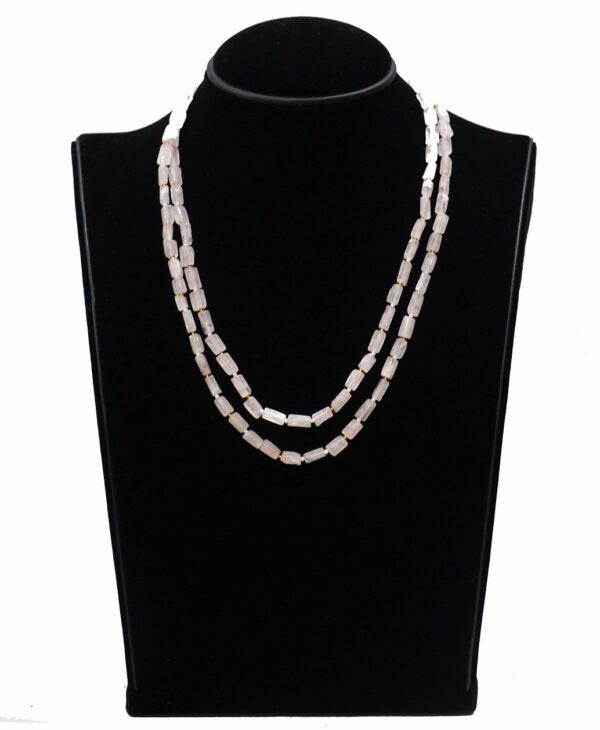 Rose Quartz Layered Necklace