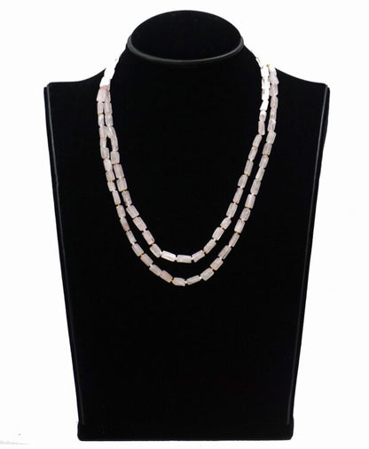 Rose Quartz Layered Necklace