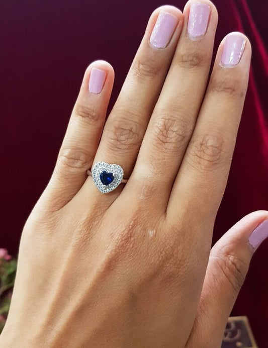 Diana Heart Cocktail Ring