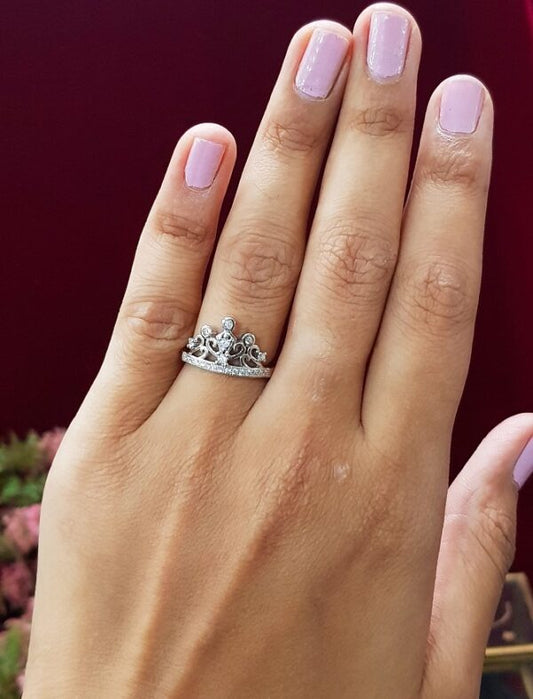 Cocktail Crown Ring