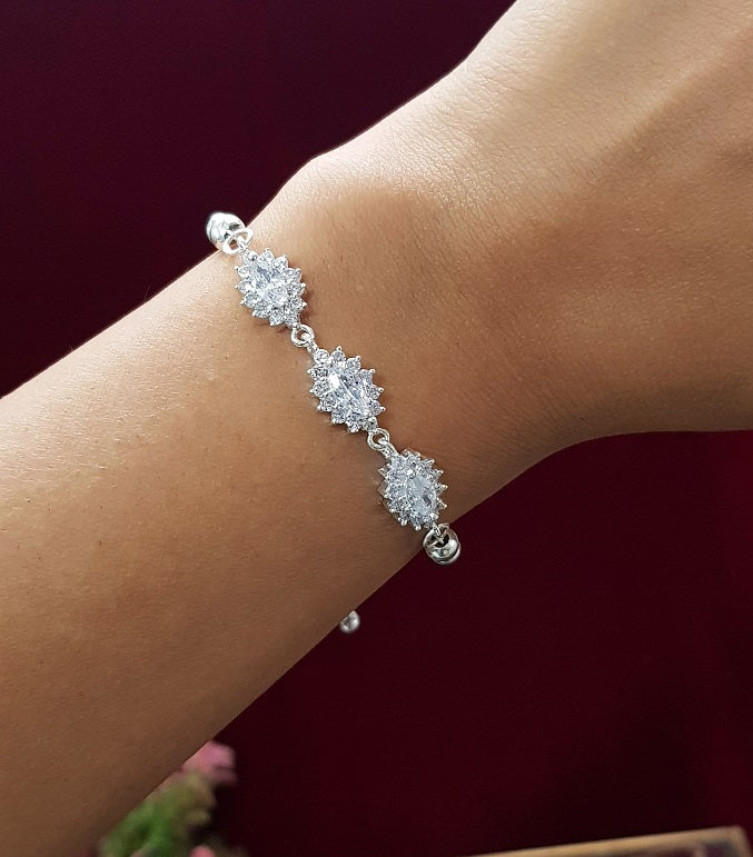 Diamond Silver Bracelet