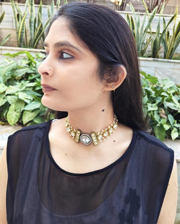 Alankar Polki Chokar Necklace
