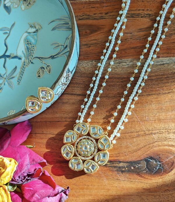 Alankar Princess Floral Necklace Set