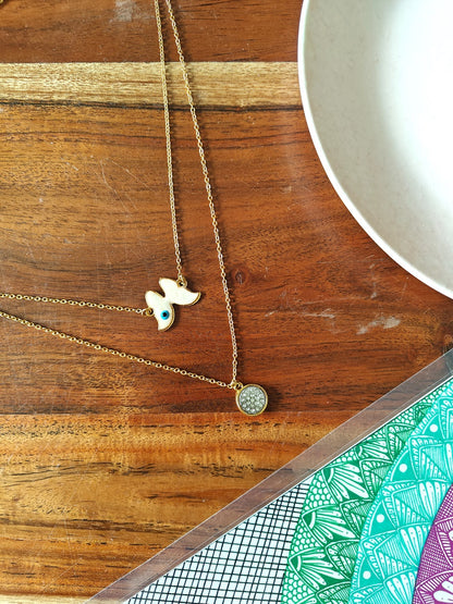Alankar Chain Butterfly Pendant