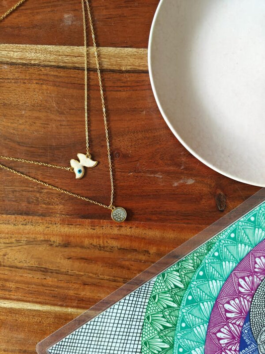 Alankar Chain Butterfly Pendant