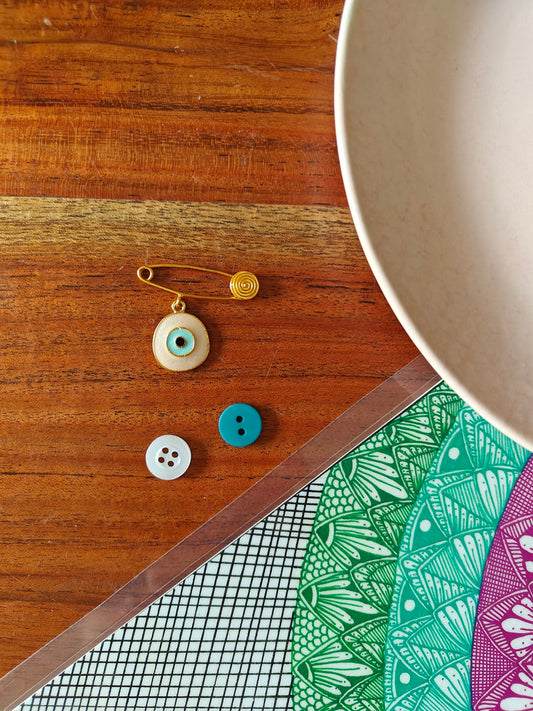 Evil Eye Kids Brooch Pin