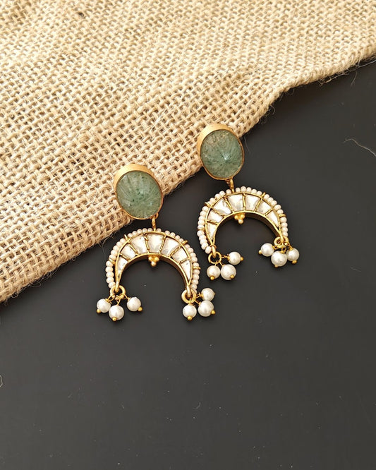 Half Moon Drop Earring