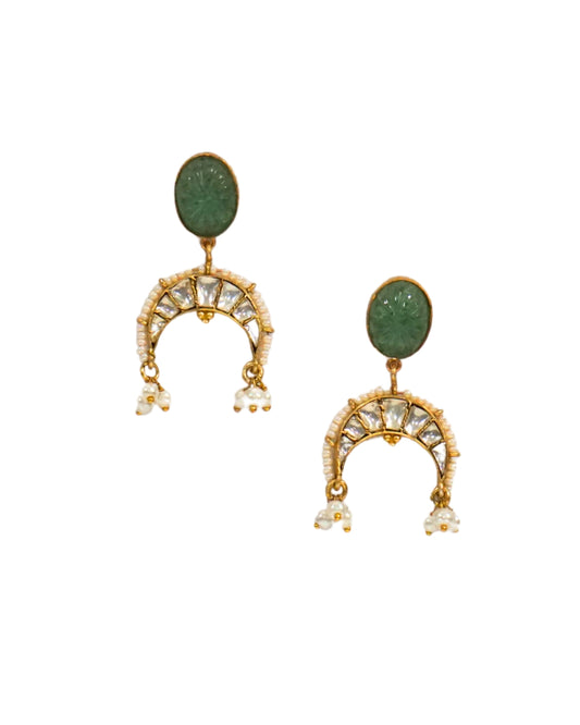 Half Moon Drop Earring