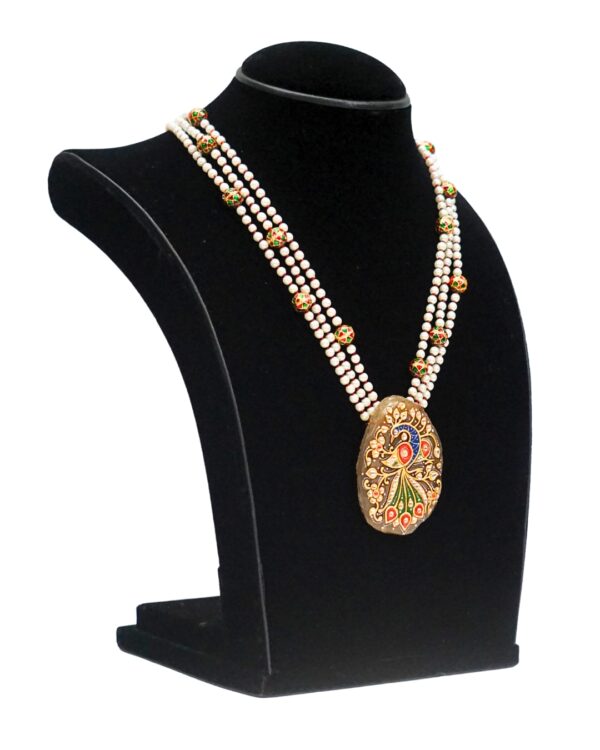 Peacock Chalcedony Necklace