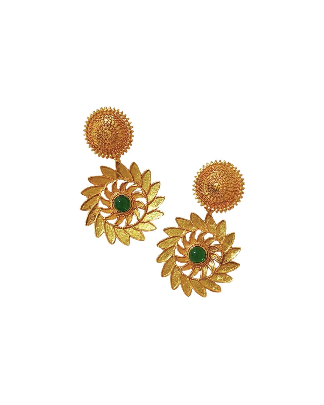 Alankar Sun Temple Dangler Earrings