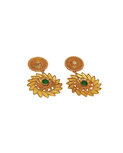 Alankar Sun Temple Dangler Earrings