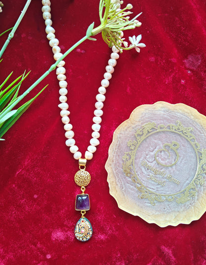 Alankar Pearl Fusion Necklace