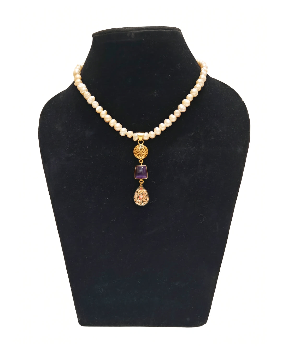 Alankar Pearl Fusion Necklace
