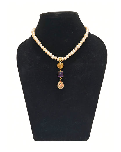 Alankar Pearl Fusion Necklace