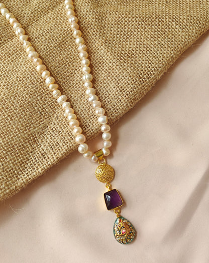 Alankar Pearl Fusion Necklace
